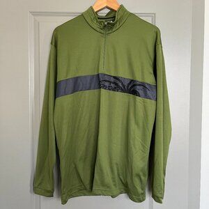 Spyder 1/4 Zip Men's Pullover Jacket Olive Green - XL